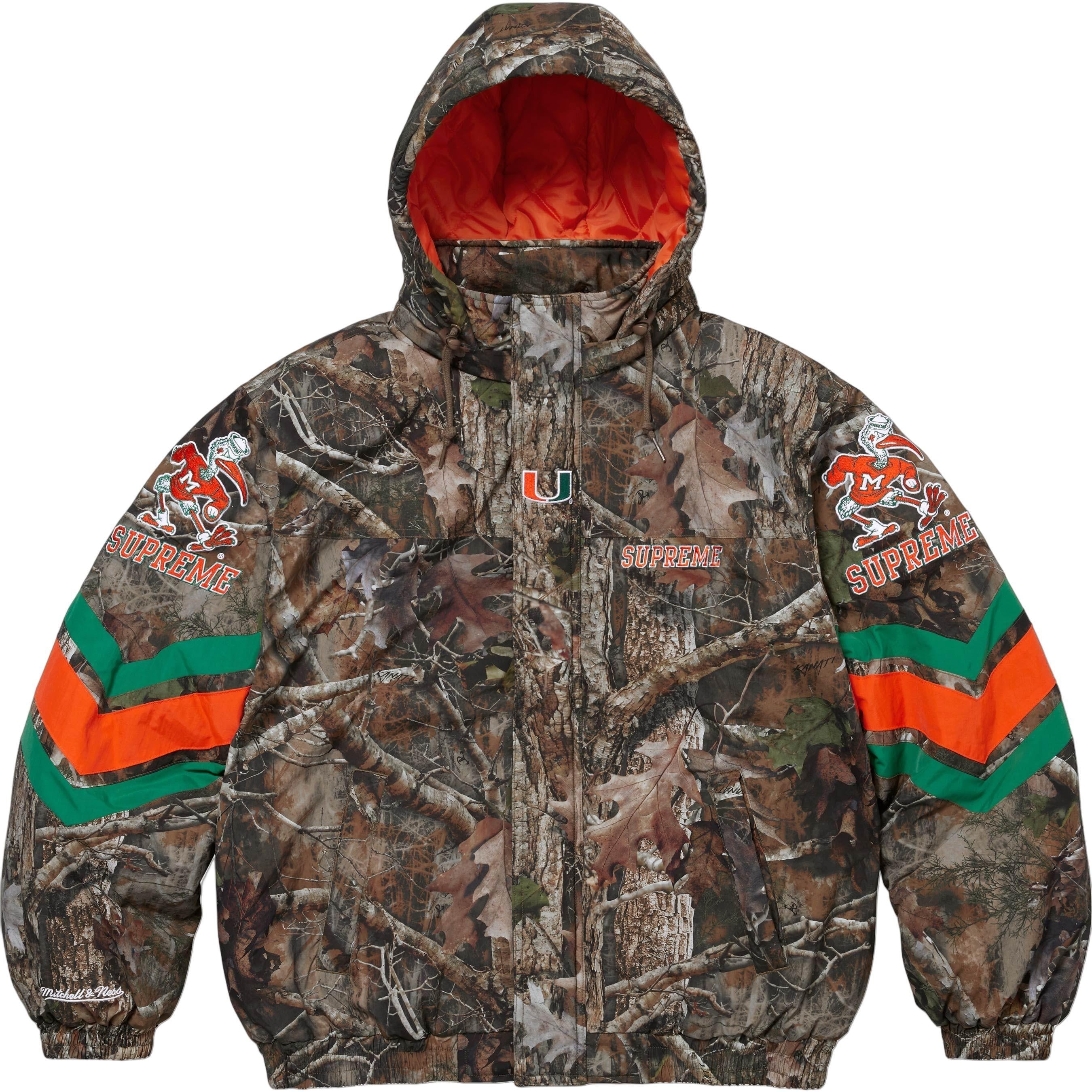 Supreme®/Mitchell & Ness NCAA Hooded Stadium Jacket view 4